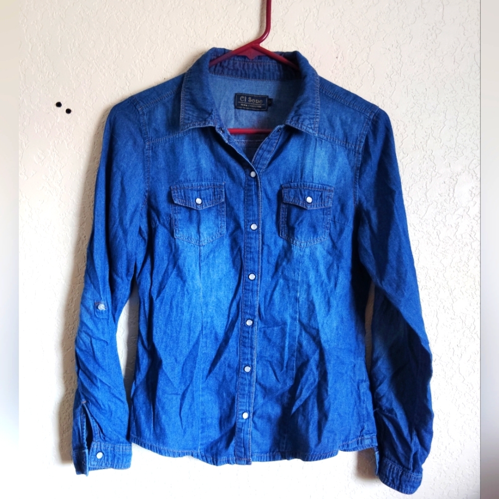 Ci-Sono Denim Long Sleeve